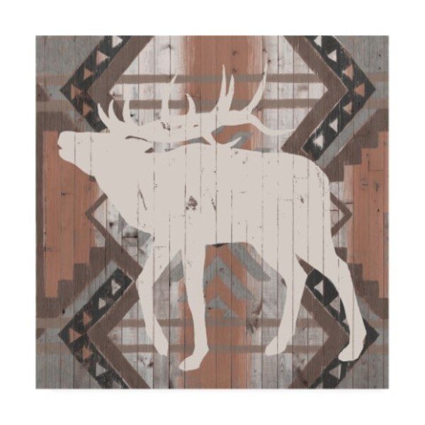Vision Studio 'Southwest Lodge Silhouette I' Canvas Art, 18x18, Trademark Fine Art, Mfr#: WAG11926-C1818GG